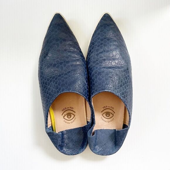 Blue Textured Flats - Picture 2 of 6